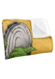 Sesame Street Oscar Painted Silky Touch Super Soft Throw Blanket 152 X 127 cm in White - thumbnail 3