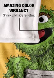 Sesame Street Oscar Painted Silky Touch Super Soft Throw Blanket 152 X 127 cm in White - thumbnail 4