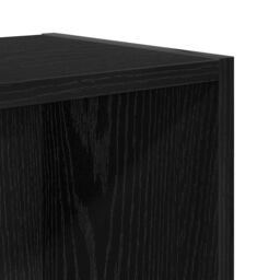 Berkfield Home Bookcase Black Oak 31x24x52 cm Engineered Wood - Size: 31 x 24 x 52 cm - thumbnail 9