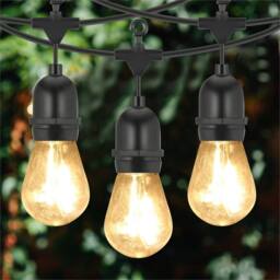 NESTLUNE 20m HEAVY DUTY FESTOON E27 IP65 WATERPROOF LED OUTDOOR in Black - thumbnail 6