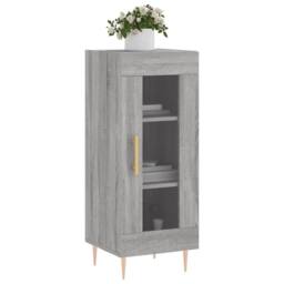 Berkfield Home Sideboard Grey Sonoma 34.5x34x90 cm Engineered Wood - thumbnail 3