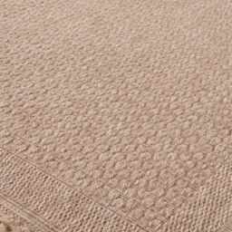 THE RUGS Jute Looking Plain Design Outdoor Rugs in Beige Nature 5000N in Natural - Size: 80 cm x 150 cm - thumbnail 3