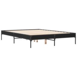 Berkfield Home Durable Bed Frame without Mattress Black 120x200 cm - Size: Small Double - thumbnail 6