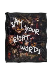 Jim Henson Labyrinth Say Your Right Words Silky Touch Super Soft Throw Blanket 152 X 127 cm in White - thumbnail 1