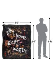 Jim Henson Labyrinth Say Your Right Words Silky Touch Super Soft Throw Blanket 152 X 127 cm in White - thumbnail 5