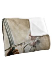 Warner Brothers Lord Of The Rings Officially Licensed Silky Touch Super Soft Throw Blanket 152 x 127 cm in White - thumbnail 3