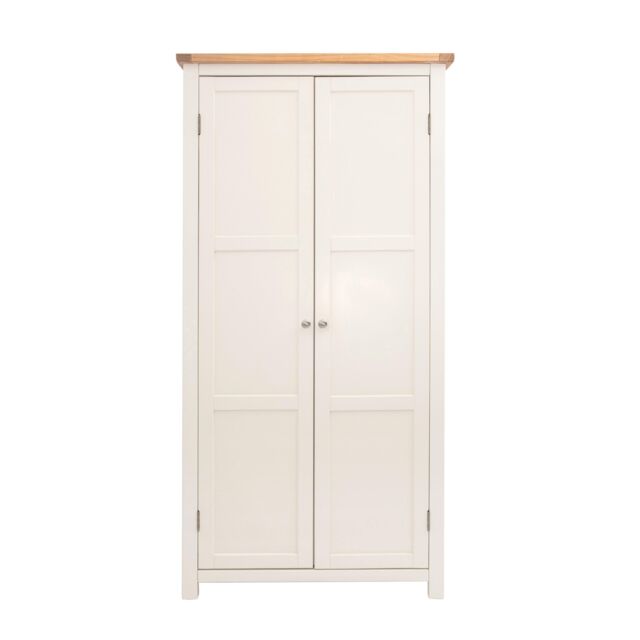 Cabinet Bits Maggiori 2 Door Wardrobe Chrome Knob in Off-White - image 1