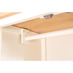 Cabinet Bits Maggiori 2 Door Wardrobe Chrome Knob in Off-White - thumbnail 4