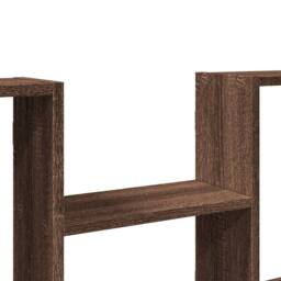 Berkfield Home Wall Shelf Brown Oak 99x15x60 cm Engineered Wood - Size: 99 x 15 x 60 cm - thumbnail 7