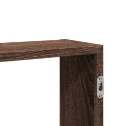 Berkfield Home Wall Shelf Brown Oak 99x15x60 cm Engineered Wood - Size: 99 x 15 x 60 cm - thumbnail 8