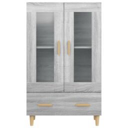 Berkfield Home Highboard Grey Sonoma 70x31x115 cm Engineered Wood - Size: 70 x 31 x 115 cm - thumbnail 5