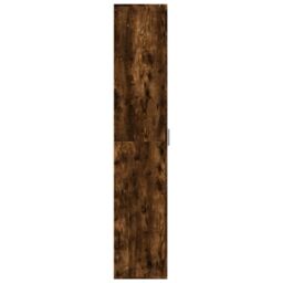 Berkfield Home Highboard Smoked Oak 60x35x180 cm Engineered Wood in Brown - Size: 60 x 35 x 180 cm - thumbnail 4