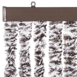 Berkfield Home Insect Curtain Brown & Beige 100x220 cm Chenille - thumbnail 4