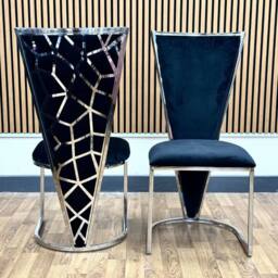 HOME LUXE INTERIOR Vienna Black & Silver