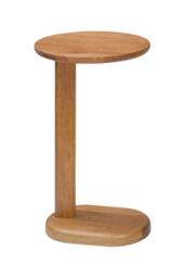 MH London Nora Solid Wood C Shaped Living Room Sofa Side Table Bedside End Table in Amber - thumbnail 5