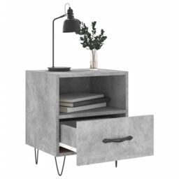 Berkfield Home Bedside Cabinets 2 pcs Concrete Grey 40x35x47.5 cm Engineered Wood - thumbnail 3