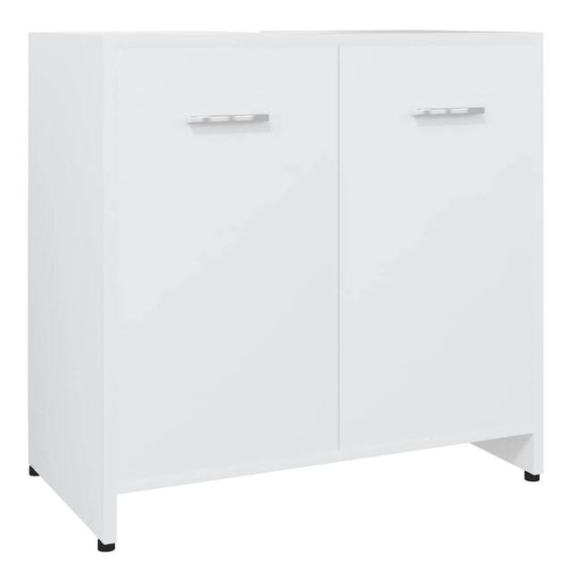 Berkfield Home Bathroom Cabinet White 60x33x61 cm Engineered Wood - Size: 60 x 33 x 61 cm - image 1