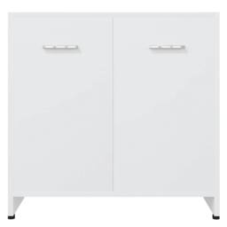 Berkfield Home Bathroom Cabinet White 60x33x61 cm Engineered Wood - Size: 60 x 33 x 61 cm - thumbnail 5