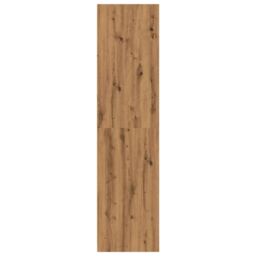 Berkfield Home Wardrobe Artisian Oak 30x50x200 cm Engineered Wood in Brown - Size: 30 x 50 x 200 cm - thumbnail 5