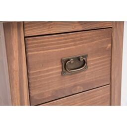 Cabinet Bits Tirolo 5 Drawer Narrow Chest of Drawers Bras Drop Handle in Brown - thumbnail 6