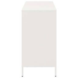 Berkfield Home Sideboard White 101.5x39x73.5 cm Cold-rolled Steel - thumbnail 6