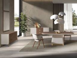 Angel Cerda Model Walnut Rectangular Dining Table, 200x95x76 cm - Size: 200 x 95 x 76 cm - thumbnail 6