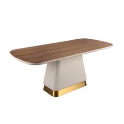 Angel Cerda Model Walnut Rectangular Dining Table, 200x95x76 cm - Size: 200 x 95 x 76 cm
