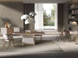 Angel Cerda Model Walnut Rectangular Dining Table, 200x95x76 cm - Size: 200 x 95 x 76 cm - thumbnail 4