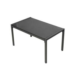 FURNITURE ONE 4 Seater Rattan Garden Furniture Set with Glass Coffee Table - Grey Cushion in Natural - Size: 1 Pack - thumbnail 6