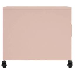 Berkfield Home Coffee Table Pink 68x50x43.5 cm Steel - thumbnail 7