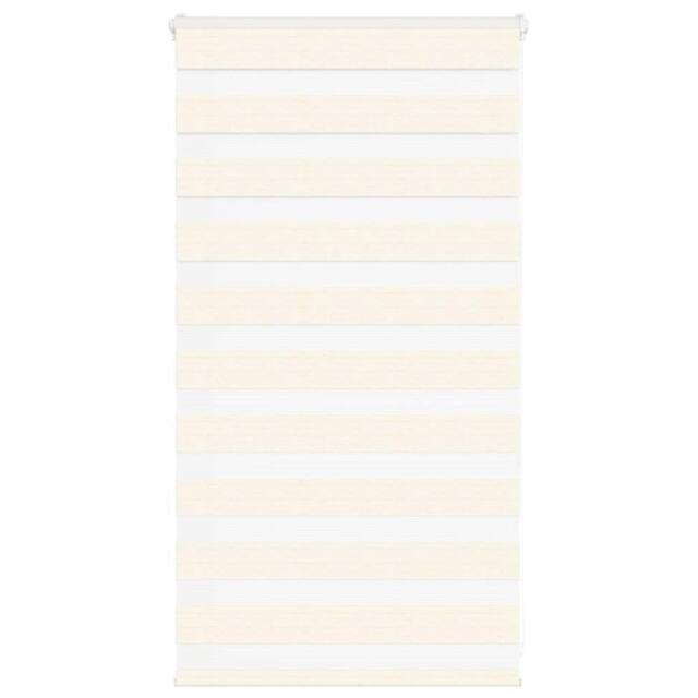 Berkfield Home Zebra Blind Marble Beige 90x100 cm Fabric Width 85.9 cm Polyester - image 1