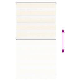 Berkfield Home Zebra Blind Marble Beige 90x100 cm Fabric Width 85.9 cm Polyester - thumbnail 5