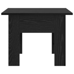 Berkfield Home Coffee Table Black oak 55 x 55 x 42 cm Engineered wood - thumbnail 5