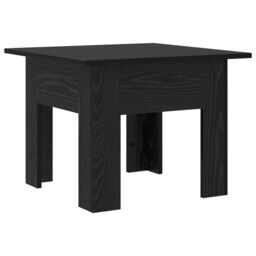 Berkfield Home Coffee Table Black oak 55 x 55 x 42 cm Engineered wood - thumbnail 2