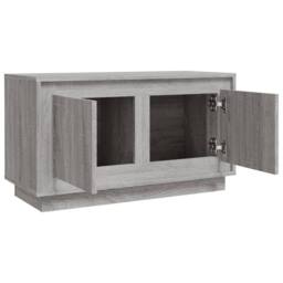Berkfield Home TV Cabinet Grey Sonoma 80x35x45 cm Engineered Wood - Size: 80 x 35 x 45 cm - thumbnail 7