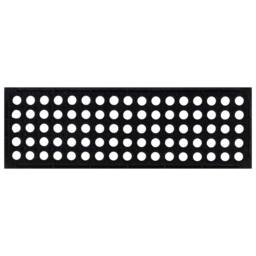 Berkfield Home Stair Treads 5 pcs 25x75 cm Rubber in Black - Size: Medium - thumbnail 6