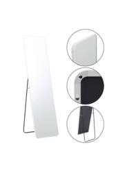 ExtraStar 37 x 147 cm Rectangular Metal-Floor Mirror Full Length​ in White - thumbnail 5