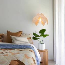 Living and Home AmberNest Natural Rattan Light for Calm Cozy Corners - thumbnail 3