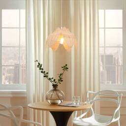 Living and Home AmberNest Natural Rattan Light for Calm Cozy Corners - thumbnail 1