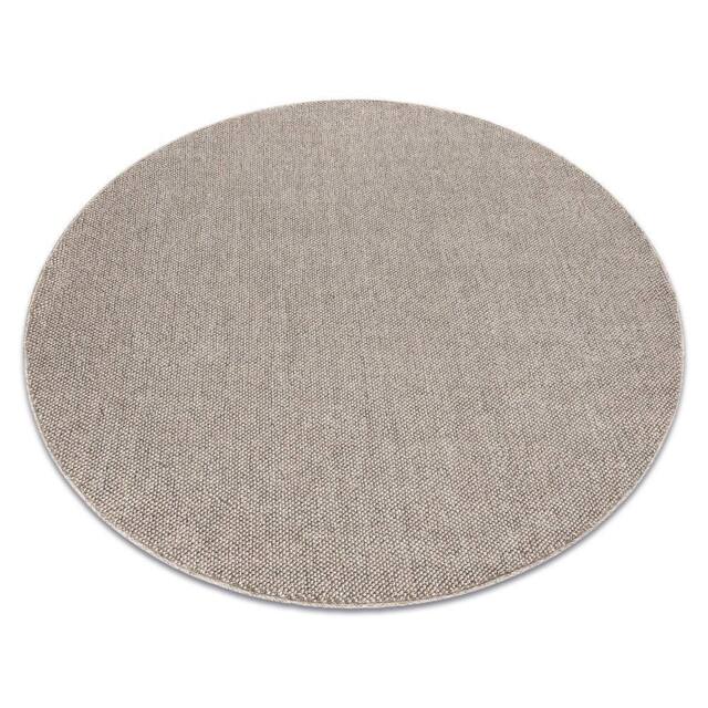 RugsX Casablanca Loom Rug in Brown - Size: 80 cm diameter - image 1