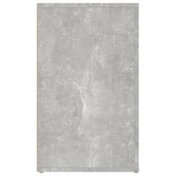 Berkfield Home Classic Bedside Cabinet Concrete Grey 50x36x60 cm Engineered Wood - Size: 50 x 36 x 60 cm - thumbnail 8