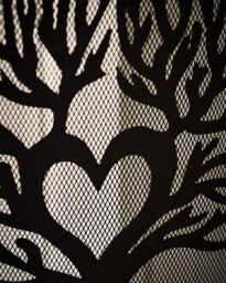 Dibor Traditional Woodland Tree Curved Black Fireplace Guard Fire Screen Fireguard H67cm x W53cm - thumbnail 3