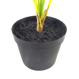 Leaf Artificial Bonsai Tree Plant Natural Areca 50cm Design UK Realistic Plants Botanik in Green - thumbnail 3