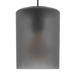 Eglo Colomera Black Steel & Glass Modern Minimalist Pendant - thumbnail 3