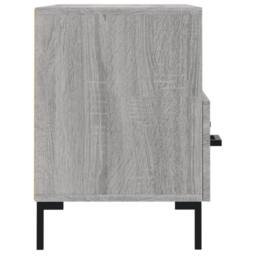 Berkfield Home TV Cabinet Grey Sonoma 80x36x50 cm Engineered Wood - Size: 80 x 36 x 50 cm - thumbnail 7