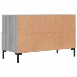 Berkfield Home TV Cabinet Grey Sonoma 80x36x50 cm Engineered Wood - Size: 80 x 36 x 50 cm - thumbnail 8