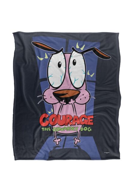 Courage The Cowardly Dog Window Silky Touch Super Soft Throw Blanket 152 X 127 cm in White - image 1