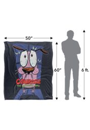 Courage The Cowardly Dog Window Silky Touch Super Soft Throw Blanket 152 X 127 cm in White - thumbnail 5