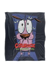 Courage The Cowardly Dog Window Silky Touch Super Soft Throw Blanket 152 X 127 cm in White - thumbnail 1