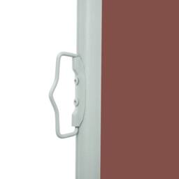 Berkfield Home Patio Retractable Side Awning 170x300 cm Brown - thumbnail 7